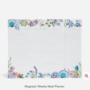Vera Bradley Weekly Meal Planner Antilles Treasure NWT